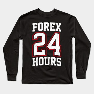 Forex 24 Hours Long Sleeve T-Shirt